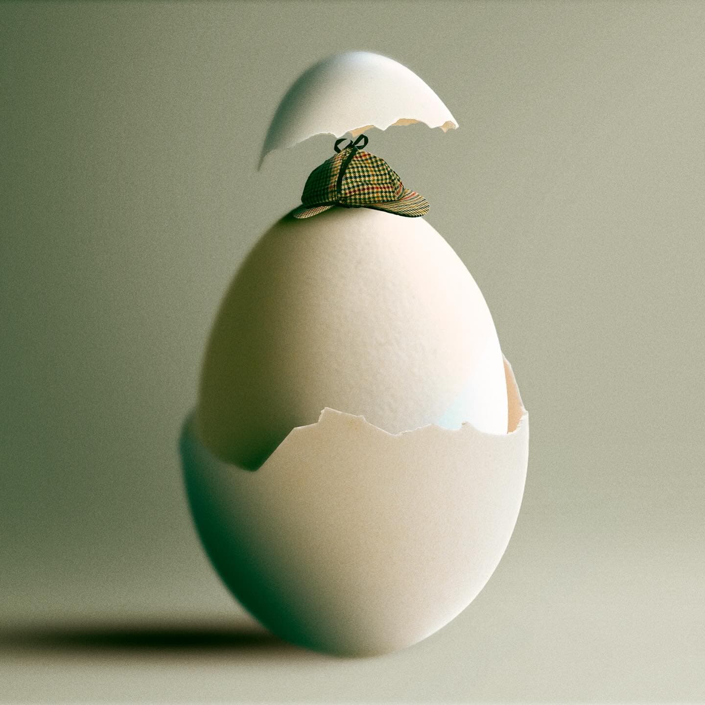 Detective Egg - Photography by Nicolás Ortega