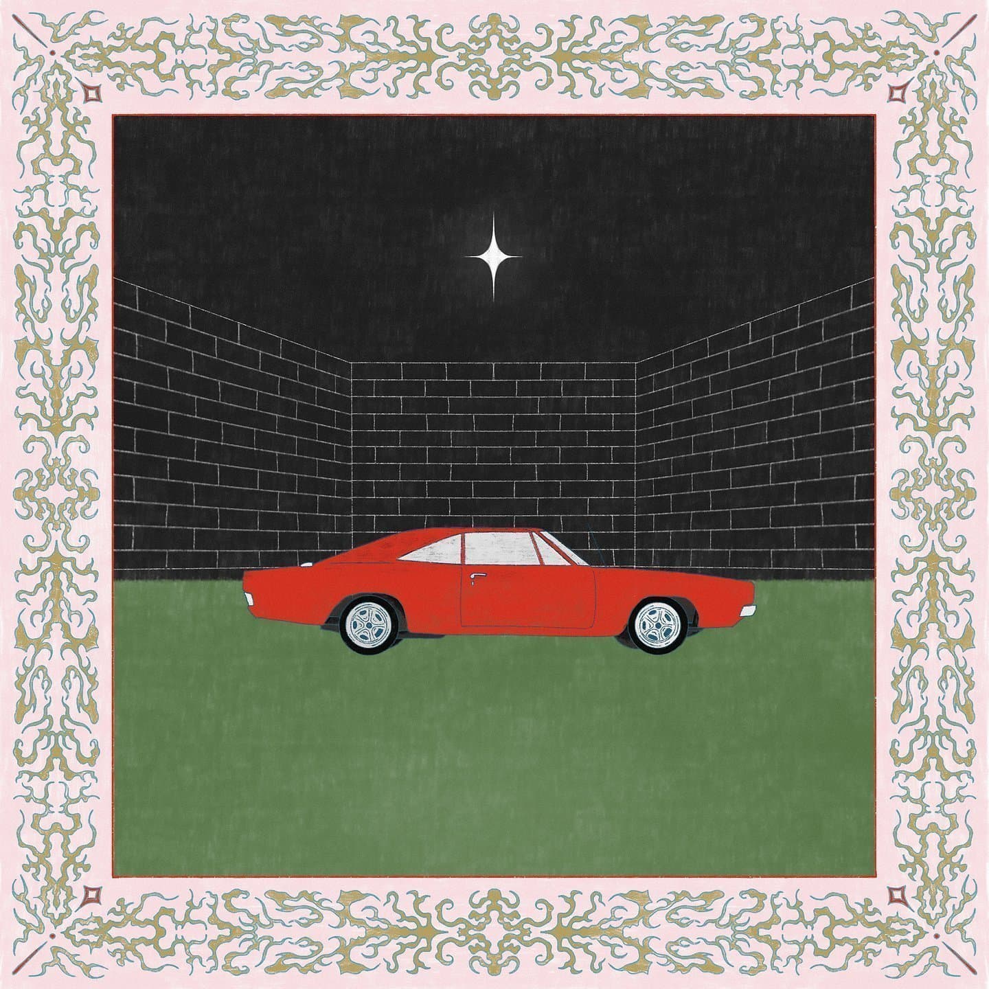 Night Driving - Illustration by Kate Pritchard
