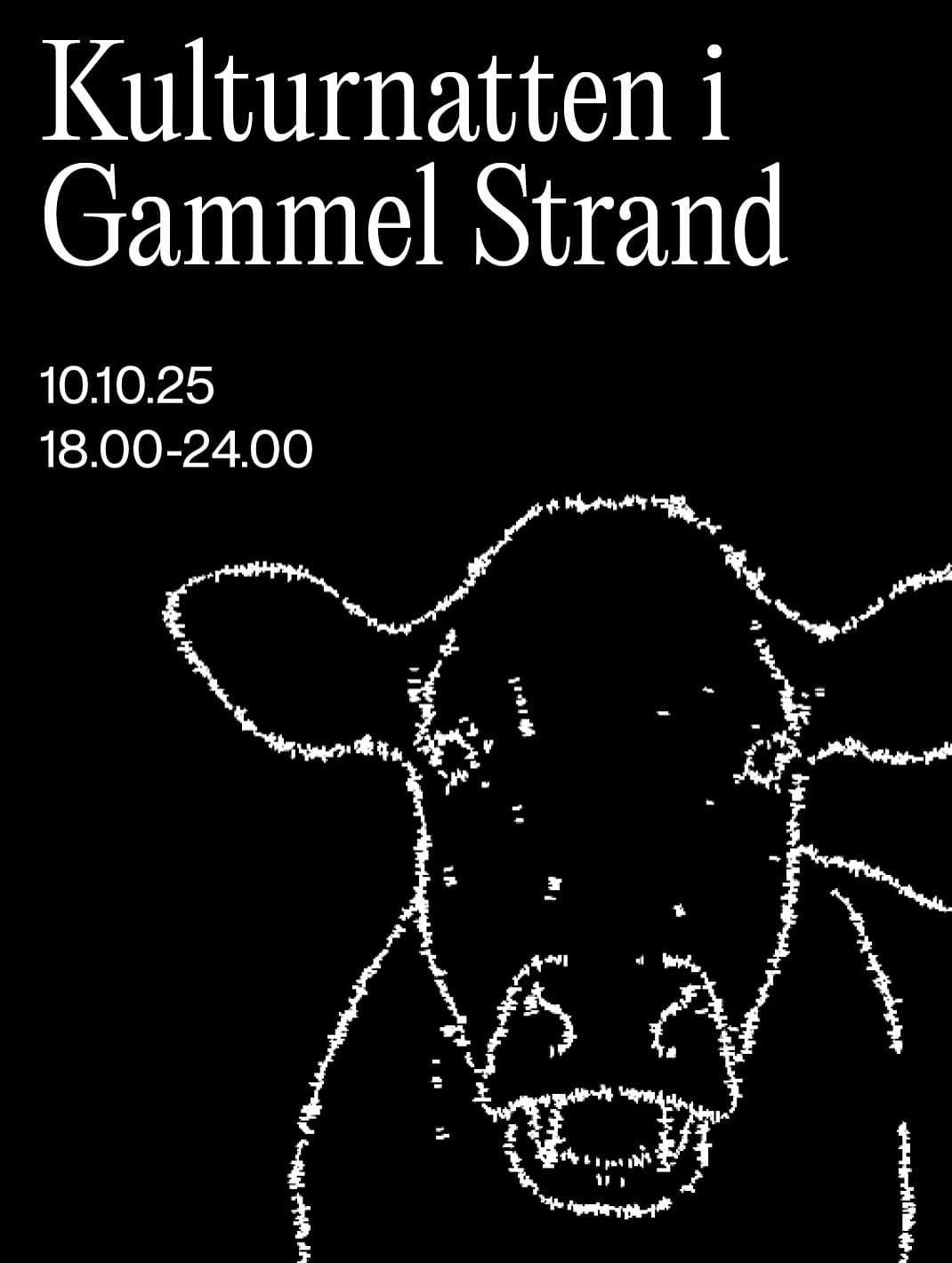 Kulturnatten i Gammel Strand - Poster by Gammel Strand