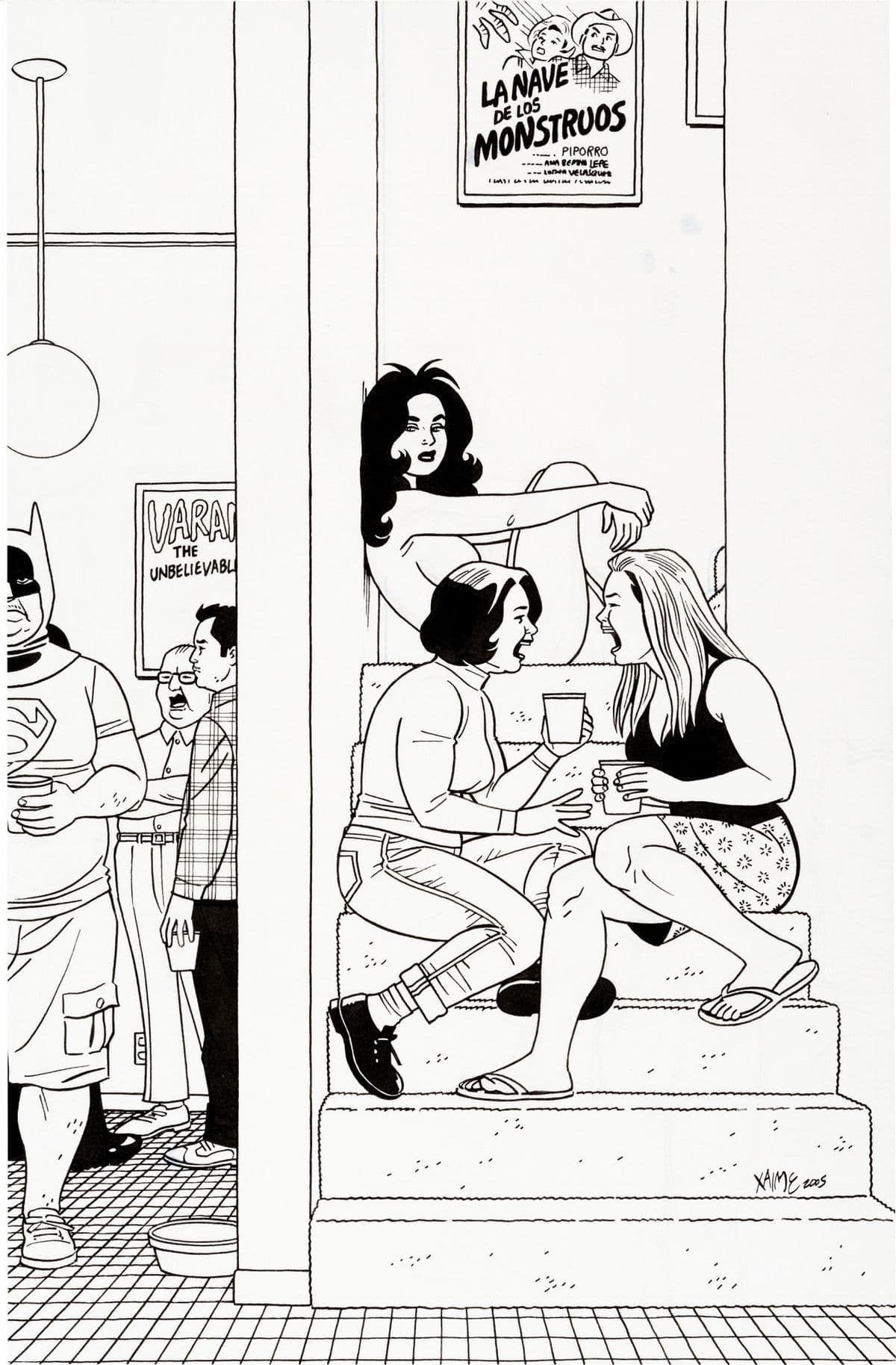 Love and Rockets Vol. 2 #16 - Illustration by Jaime Hernandez