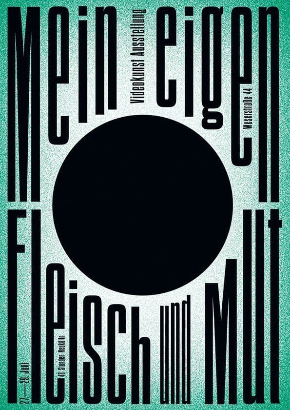 Bold Typographic Poster