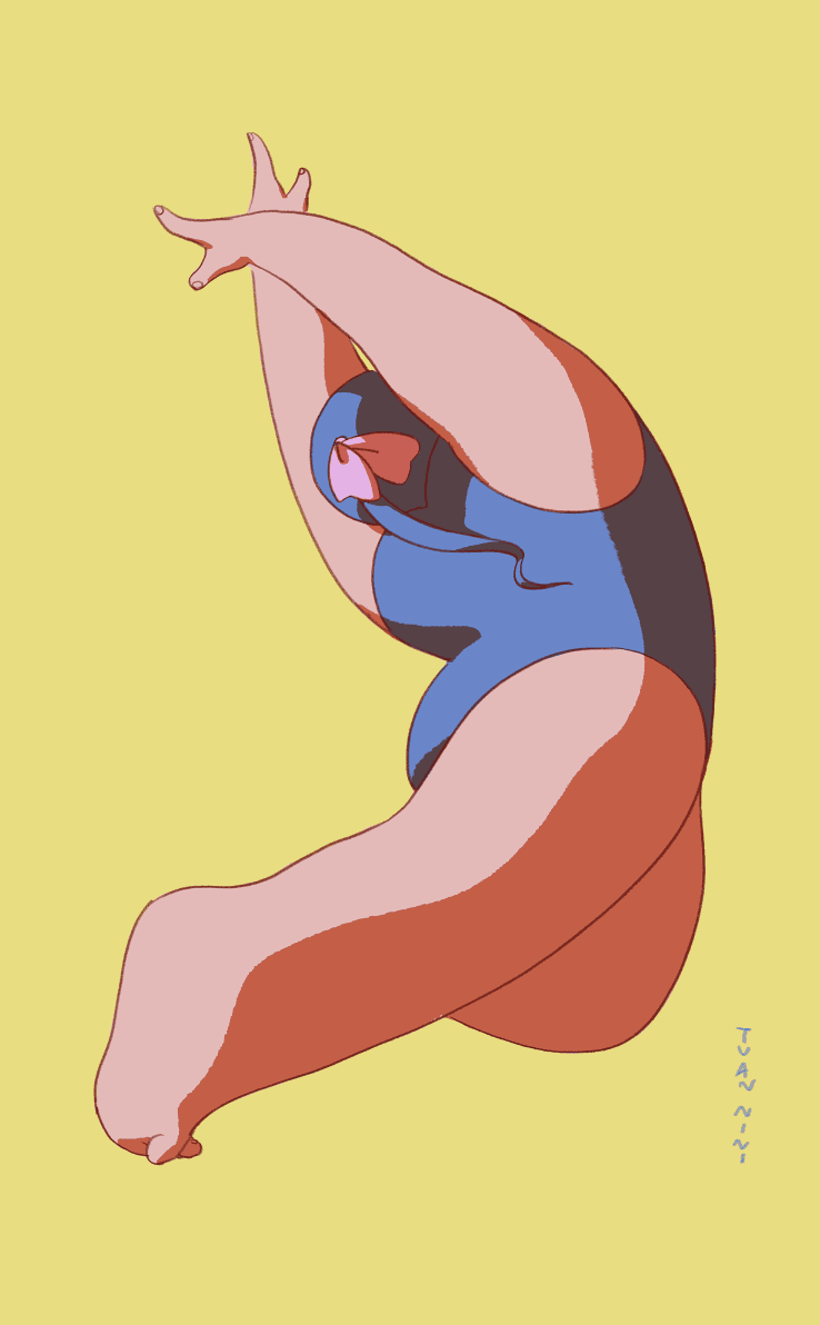Dancing Body is Happy Body - Illustration by Tuan Nini