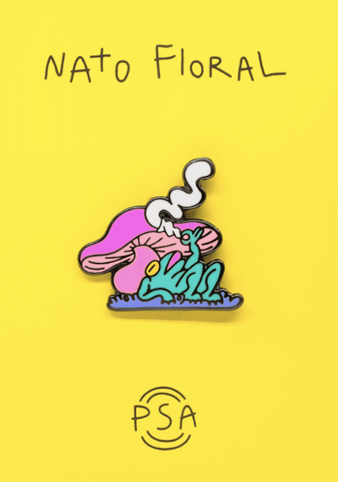 Frog Pin Illustration