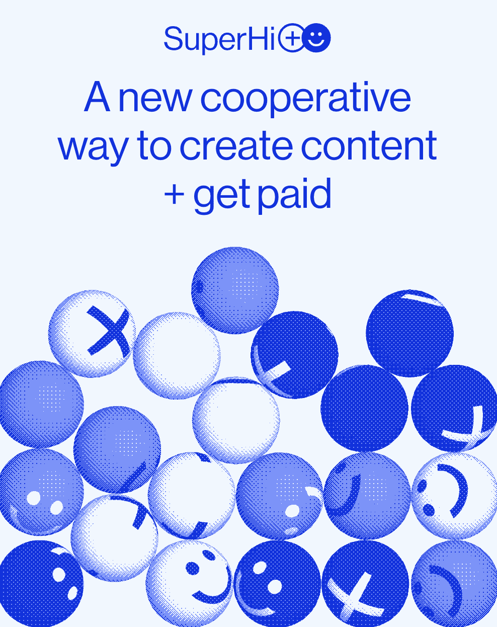 A new cooperative way to create content + get paid - Web Design by superhi