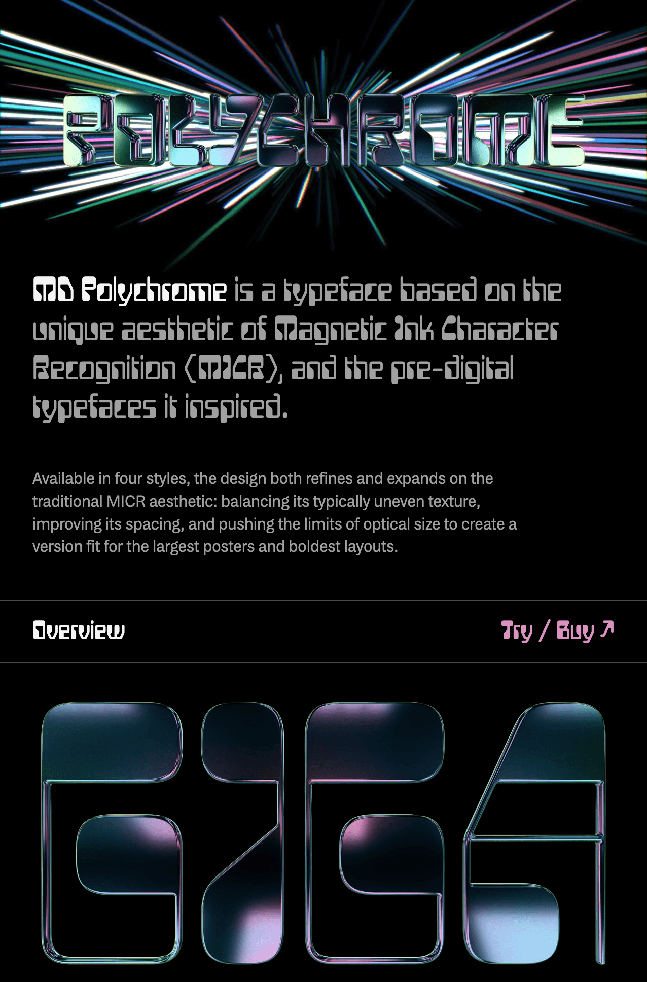 MD Polychrome Typeface