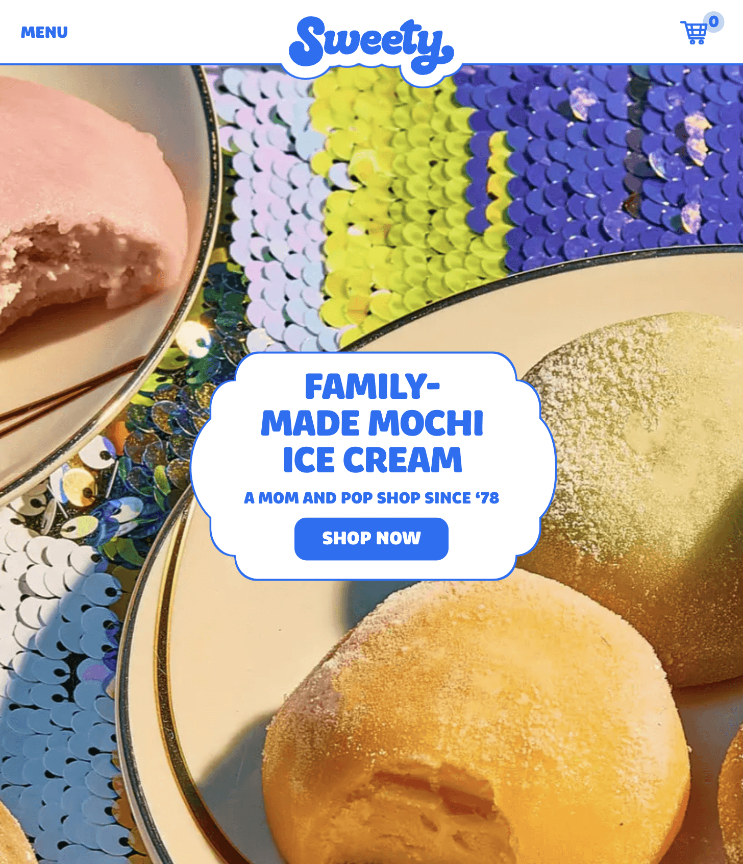 Sweety Ice Cream - Web Design