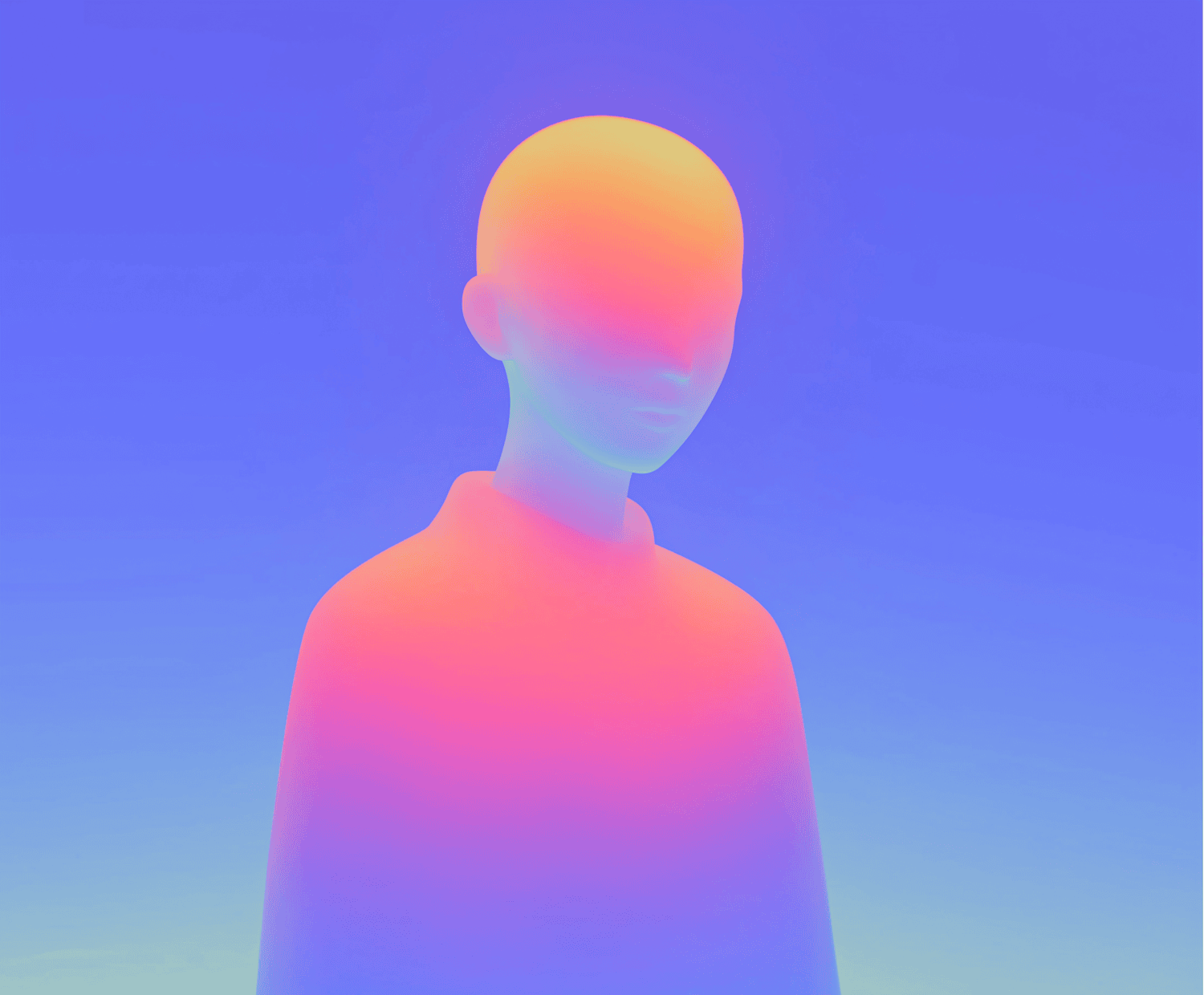 Gradient People Gradient Human Form | Art Inspiration - Desigeist | Desigeist